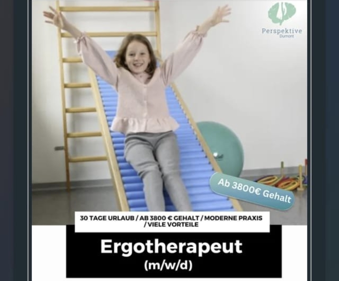Stellenausschreibung Ergotherapeut Praxis Dumont